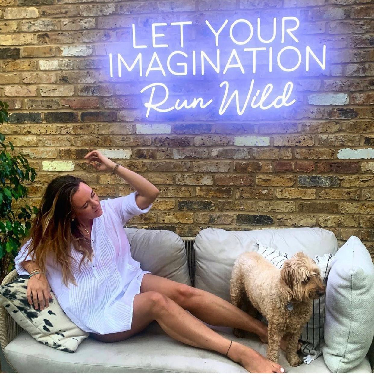 LET YOUR IMAGINATION Run Wild Neon Sign