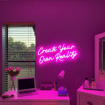 Create your own Reality neon sign