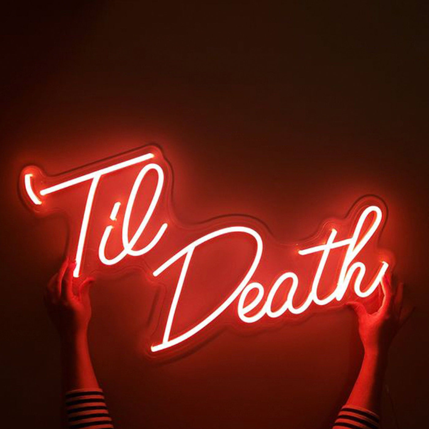 Til Death LED Wall Sign