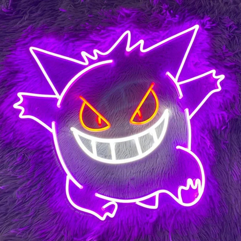 Gengar neon sign